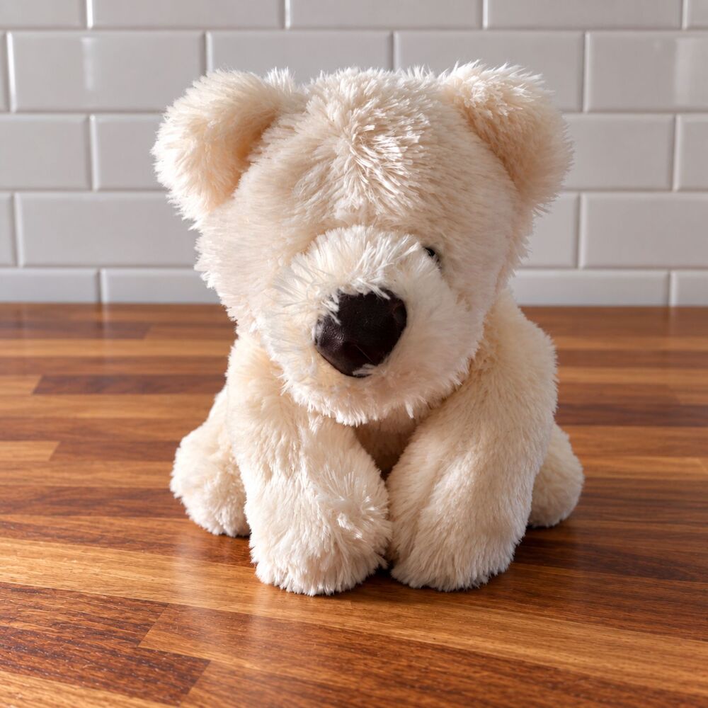 Dan Dee Collectors Choice White Polar Bear Plush Cream Stuffed Animal Soft Toy